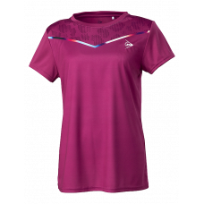 Футболка Dunlop Crew T-Shirt W (Малиновый)