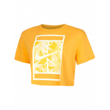 Топ Nike Court Dri-FIT Slam Crop T-ShirtW (Sundial)