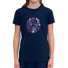 Футболка Bidi Badu New York 2024 Chill G (Dark Blue/Red/Blue)