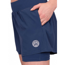 Шорты Bidi Badu Crew Junior с подшортиками G (Dark Blue)