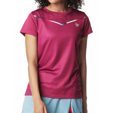 Футболка Dunlop Crew T-Shirt W (Малиновый)