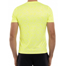 Футболка Hydrogen Allover Tennis Tech T-Shirt M (Fluo Yellow)