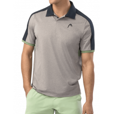 Поло Head PLAY Tech Polo Shirt M (Grey/Celery Green)