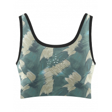 Топ Poivre Blanc Crop Top W (Зеленый/Черный)