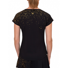 Футболка Bidi Badu С рукавом Paris 2024 W (Black/Gold)