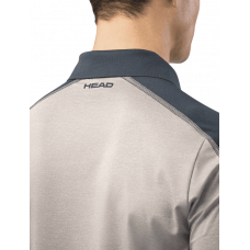 Поло Head PLAY Tech Polo Shirt M (Grey/Celery Green)