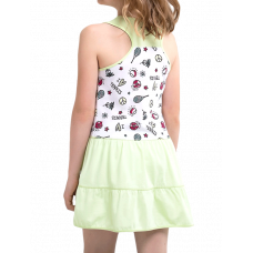 Платье Head Tennis Dress Girls G (Светло-Зеленый)