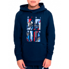 Худи Bidi Badu New York 2024 Chill B (Dark Blue/Red/Blue)