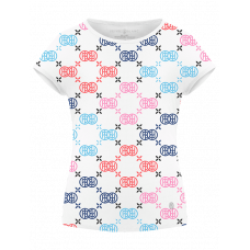 Футболка Poivre Blanc Monogram Shirt G (Мультиколор)