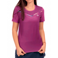 Футболка Dunlop Crew T-Shirt W (Малиновый)