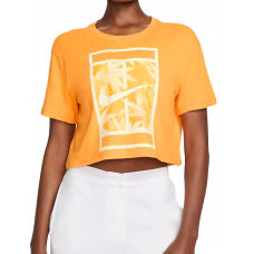 Топ Nike Court Dri-FIT Slam Crop T-ShirtW (Sundial)