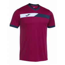 Футболка Joma Court Short Sleeve T-Shirt B (Crimson/Navy/ White)