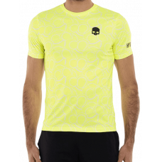 Футболка Hydrogen Allover Tennis Tech T-Shirt M (Fluo Yellow)