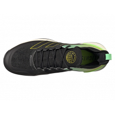 Кроссовки мужские Adidas Adizero Ubersonic 4 M Clay (Черный/Зеленый)