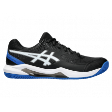 Кроссовки мужские Asics Gel-Dedicate 8 Clay (Black/Tuna Blue)