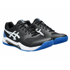 Кроссовки мужские Asics Gel-Dedicate 8 Clay (Black/Tuna Blue)