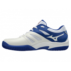 Кроссовки мужские Mizuno Breakshot 2 Clay (Белый/Синий/Красный)