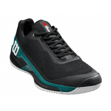 Кроссовки мужские Wilson Rush Pro 4.0 M (Black/Black/Deep Teal)
