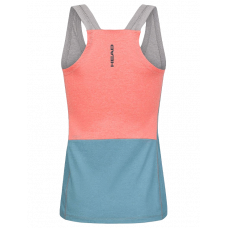 Топ Head Padel Tech Tank Top W (Grey/Electric Blue)