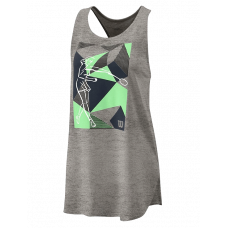 Топ Wilson Prism Play Tech Tank W (Heather Grey/Green)