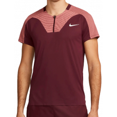 Поло Nike Court Dri-FIT Advantage Slim UL M (Night Maroon/White)