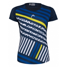 Футболка Head Sammy T-Shirt G (Синий/Белый)