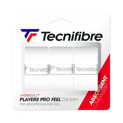 Намотка Tecnifibre Pro Players Feel White 3 штуки
