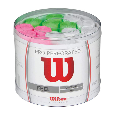 Намотка Wilson Pro Overgrip Perforated Assorted 60 штук