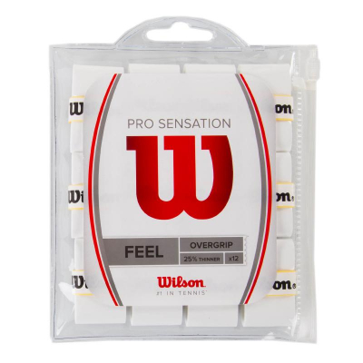 Намотка Wilson Pro Overgrip Sensation White 12 штук