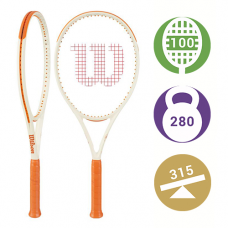 Теннисная ракетка Wilson Clash 100L V3.0 Roland Garros (2025)