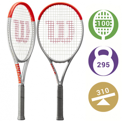 Теннисная ракетка Wilson Clash 100 Silver
