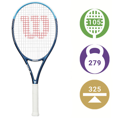 Теннисная ракетка Wilson Ultra Power RXT 105 Blue/White