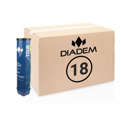 Теннисные мячи Diadem Premier Clay Court Tour 72 мяча (18 x 4)