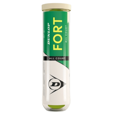 Теннисные мячи Dunlop Fort All Court 4 мяча (Пластиковая банка)