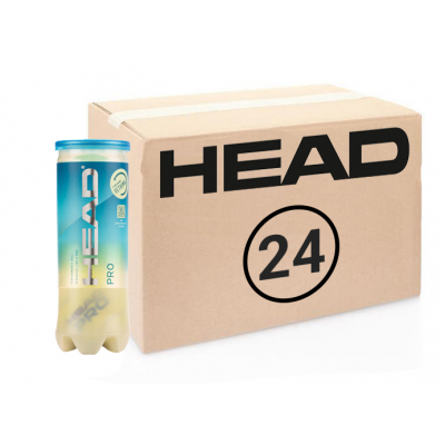 Теннисные мячи Head Pro 72 мяча (24 по 3)