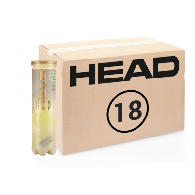 Теннисные мячи Head Tour 72 мяча (18 по 4)