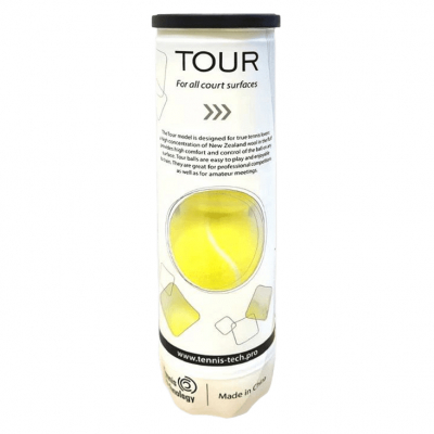 Теннисные мячи Tennis Technology Tour 4 мяча