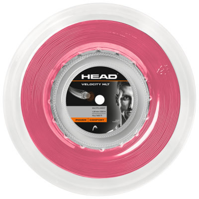 Теннисная струна Head Velocity MLT Pink 1.30 200 метров