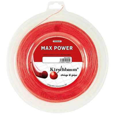 Теннисная струна Kirschbaum Max Power Red 1.30 200 метров