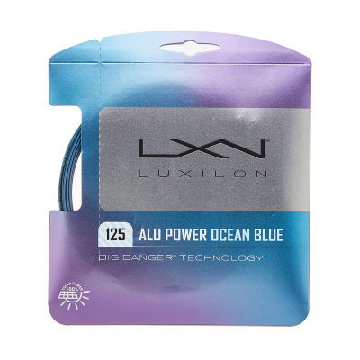Теннисная струна Luxilon Alu Power Ocean Blue 1.25 12 метров