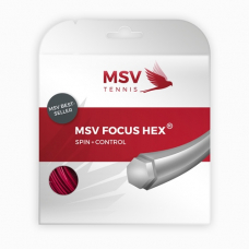Теннисная струна MSV Focus-Hex 1.10 Red 12 метров