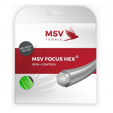Теннисная струна MSV Focus-Hex 1.23 Green 12 метров