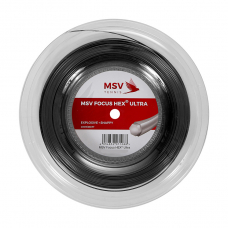 Теннисная струна MSV Focus Hex Ultra Black 1.25 200 метров