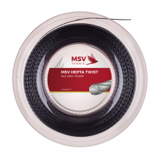 Теннисная струна MSV Hepta-Twist Black 1.25 200 метров