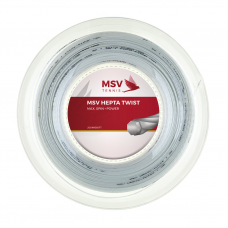 Теннисная струна MSV Hepta Twist White 1.25 200 метров