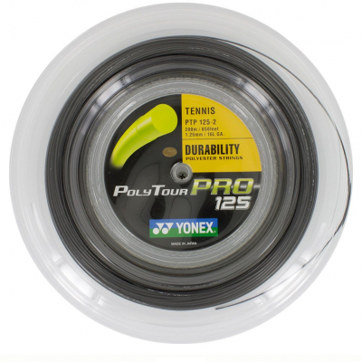 Теннисная струна Yonex Poly Tour Pro Black 1.25 200 метров