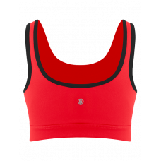 Топ Poivre Blanc Crop Top W (Оранжевый/Черный)