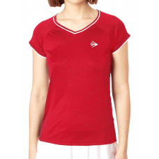 Футболка Dunlop Club Line Crew Tee W (Красный)