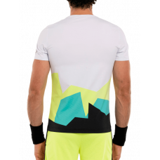 Футболка Hydrogen Mountains Tech T-Shirt M (White/Yellow Fluo/Green/Black)