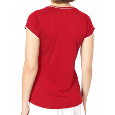 Футболка Dunlop Club Line Crew Tee W (Красный)